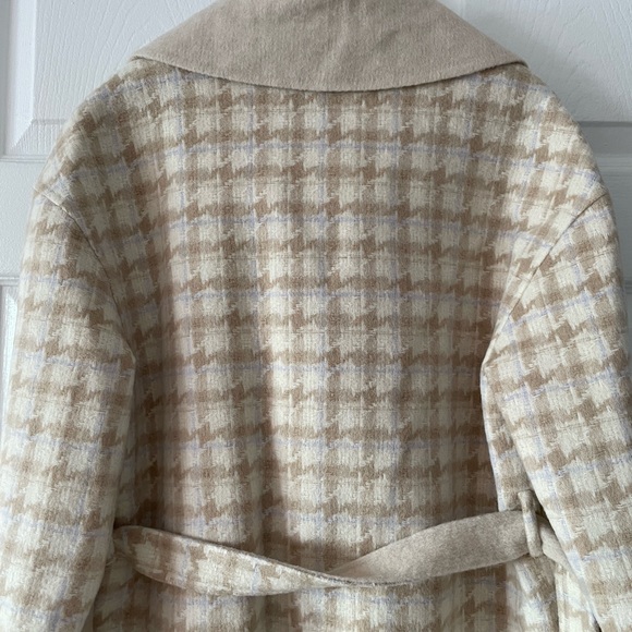 Petite Studio Double sided beige wool coat size xs - Picture 8 of 11